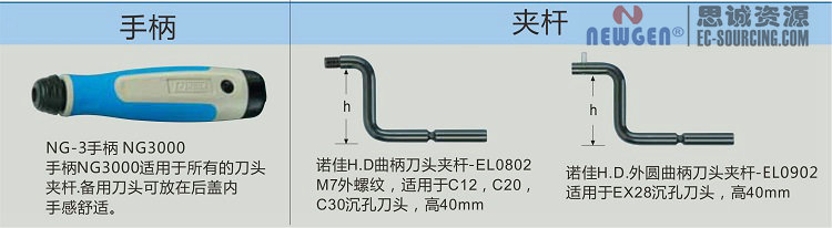 NG3400 諾佳(noga) 重型內(nèi)孔倒角修邊器