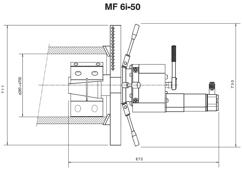 德國(guó)DWT坡口機(jī)MF6i-50