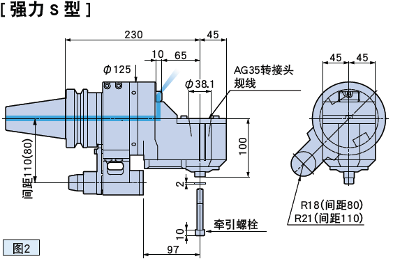 日本BIG 90°角度頭 中心內冷型